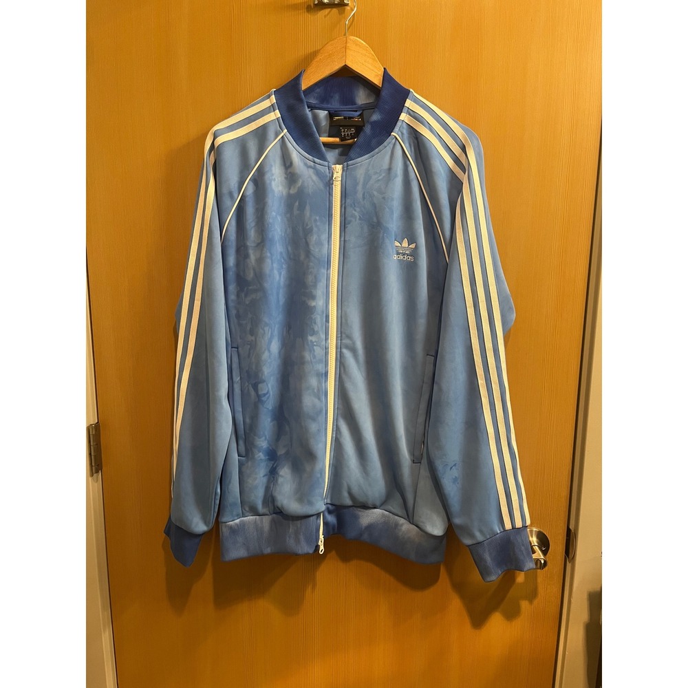 Adidas Pharrell Williams Hu Track Jacket Mens XL Blue Tie Dye 2018 Human Race - Picture 2 of 15